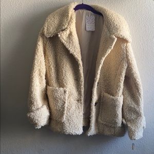 Free people fuzzy jacket